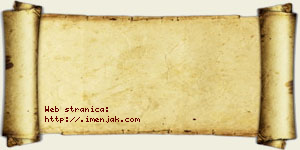 Minja Sentić vizit kartica